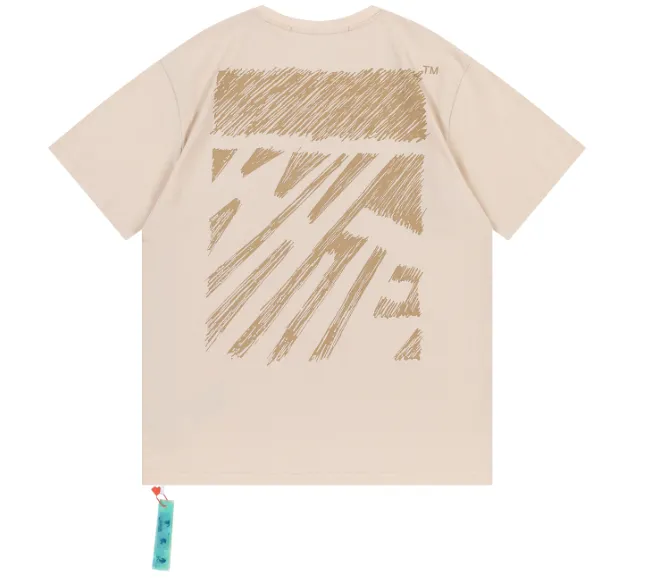 OFFWHITE New Sketch Speed Belt Printed Short Sleeve