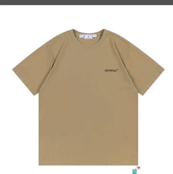 OFFWHITE New Sketch Speed Belt Printed Short Sleeve