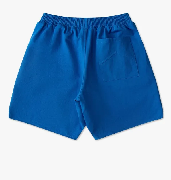 RHUDE Summer Letter Logo Embroidered Drawstring Shorts Khaki Blue S-XL Size