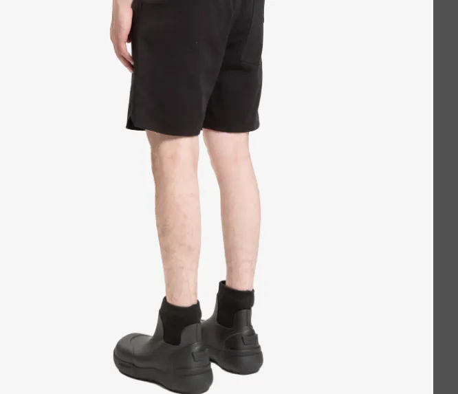 RHUDE Summer Letter Logo Embroidered Drawstring Shorts Black S-XL Size