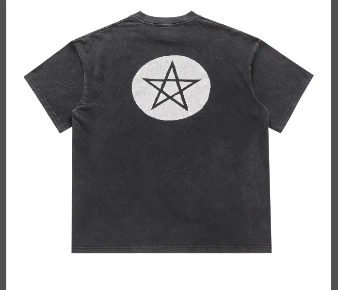 Saint Pentagram White Ghost Short Sleeve