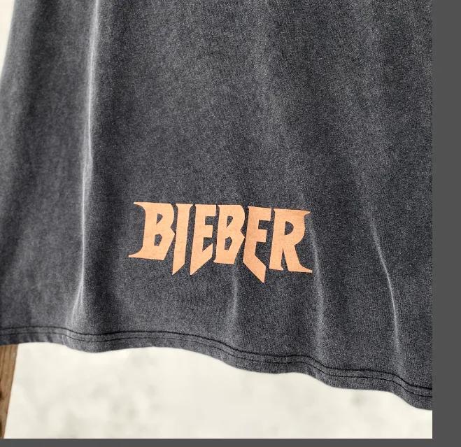 Bieber Tour "Angel Wings" Limited Edition SAINT MICHAEL CHO High Street Retro Heavy Old Washed Vintage Short Sleeve Size: S M L XL