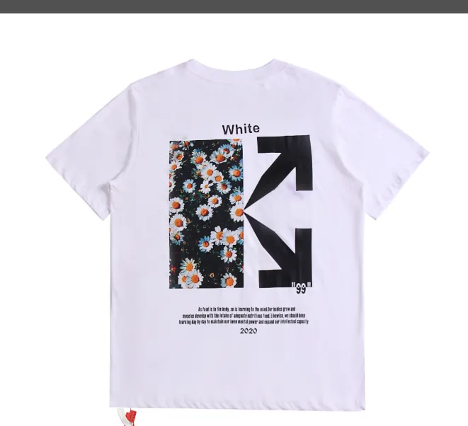 OFF-WHITE New Daisy Arrow Printed Short Sleeve