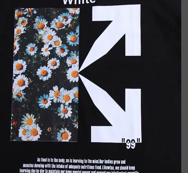 OFF-WHITE New Daisy Arrow Printed Short Sleeve