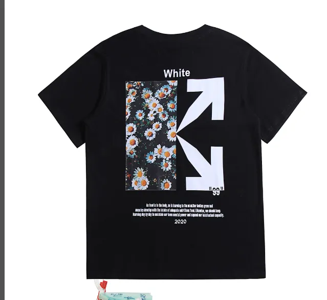 OFF-WHITE New Daisy Arrow Printed Short Sleeve