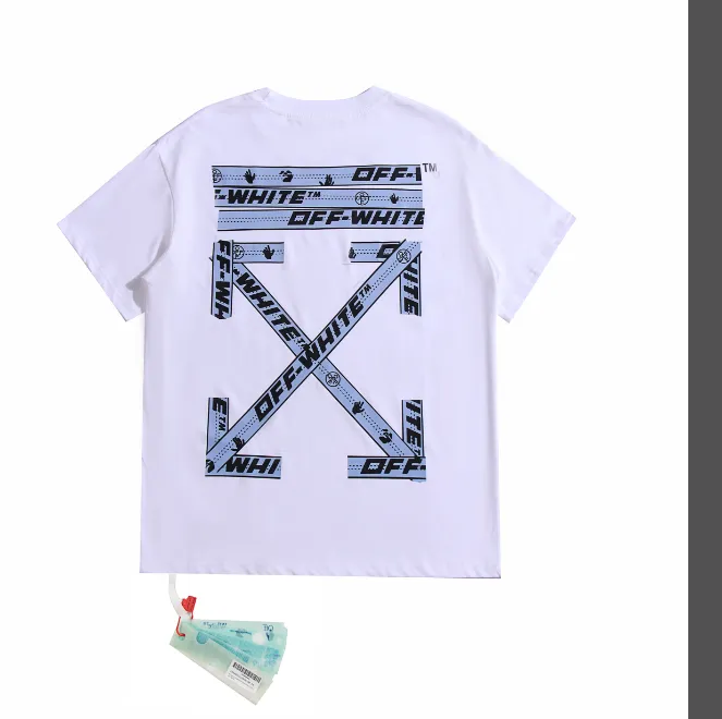 OFF-WHITE New Seal Speed Belt Arrow Printed Pattern Short Sleeve