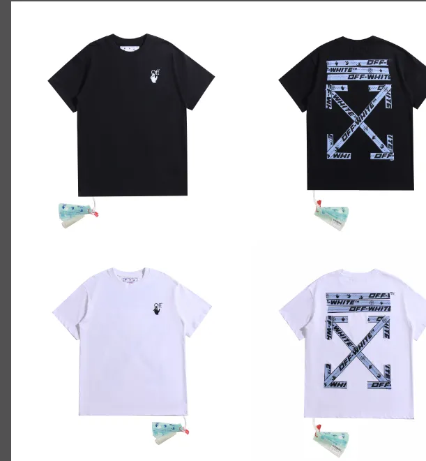 OFF-WHITE New Seal Speed Belt Arrow Printed Pattern Short Sleeve