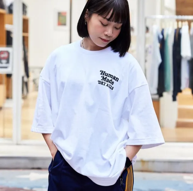 HUMAN MADE x GRIL'S DON'S T GRY GDC limited edition teddy bear letter printed pure cotton cylindrical short sleeved t-shirt