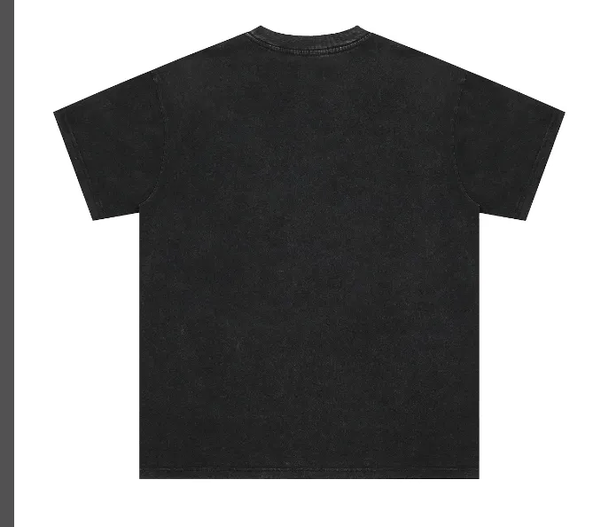 FEAR OF GOD Vintage Abstract Reality Hell Washed T-shirt Washed Black