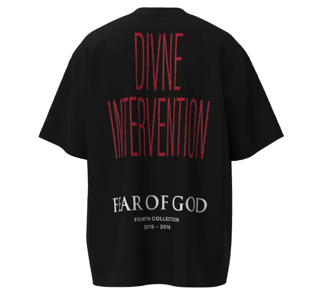 FEAR OF GOD Vintage Statue, Washed T-shirt, Washed Black