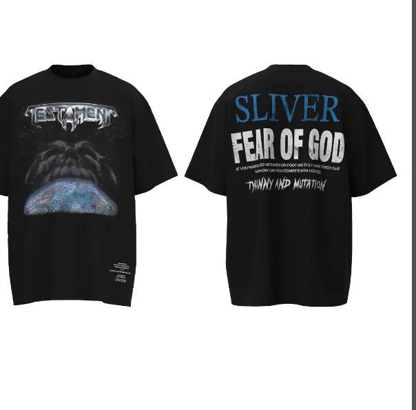 FEAR OF GOD Vintage Space Starry Sky Washed T-shirt Washed Black