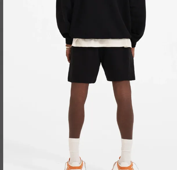 Representative Summer Color blocked Logo Letter Drawstring High Street Shorts Black Grey Brown Apricot S-XL Size