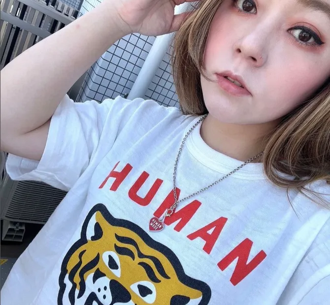 HUMAN MADE GRAPH T-SHIRT Retro Tiger Head Logo Printed Bamboo Cotton Cylinder Short Sleeve T-shirt