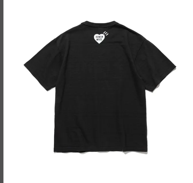 HUMAN MADE HUMAN MADE 23SS GRAPHY T-SHIRT Hemp Rope Heart Heart Shaped Bamboo Knot Cotton Cylinder Short Sleeve T-shirt