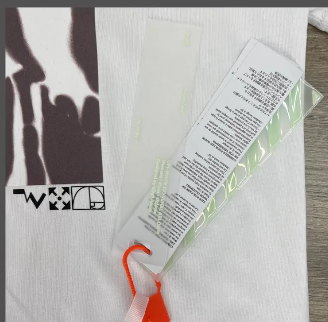 OFF-WHITE new spray painted arrow print pattern short sleeved shirt