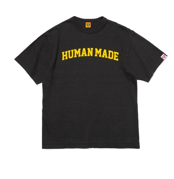 HUMAN MADE GRAPH T-SHIRT Minimalist English Letter Printed Bamboo Cotton Cylinder Short Sleeve T-shirt Black White S M L XL