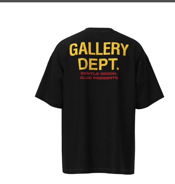 GALLERY DEPT Play Men's and Women's Car Printing Laundry Short Sleeves