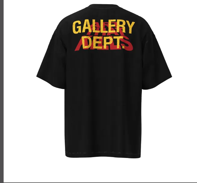 GALLERY DEPT Stacked Letter Printed Laundry Short Sleeve