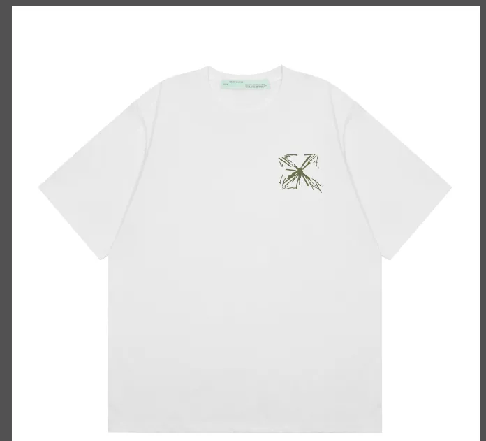 OFFWHITE 23ss New Printed Inkjet Arrow with Short Sleeve