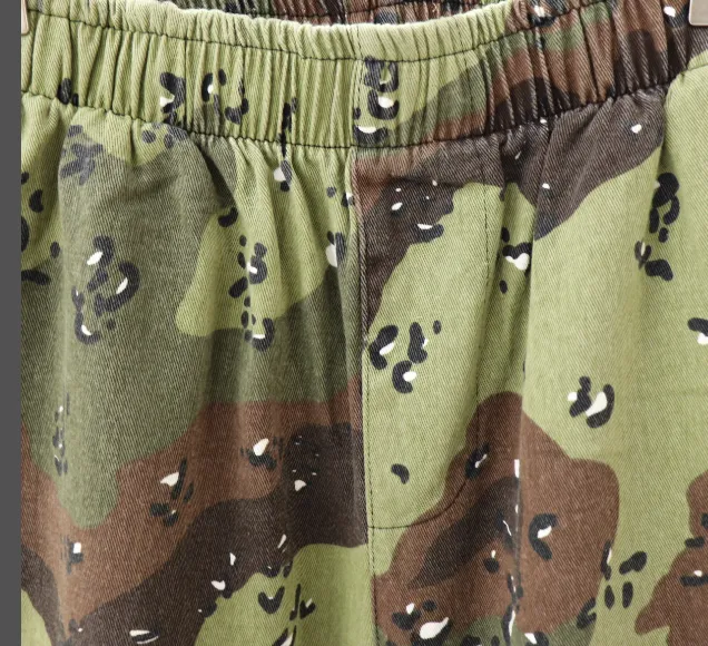 GALLERY DEPT Camouflage Outdated Washcloth Drawstring Shorts Set