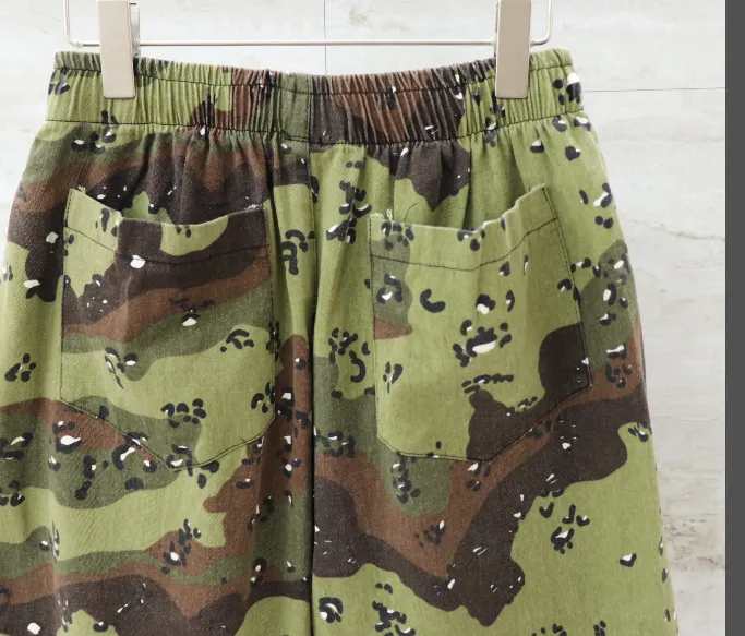 GALLERY DEPT Camouflage Outdated Washcloth Drawstring Shorts Set