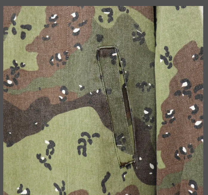 GALLERY DEPT Camouflage Used Washcloth Zipper Jacket