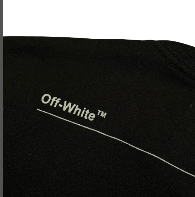 OFF-WHITE New 2020 Classic Simple Line Printed Pattern Short Sleeve for Men and Women Couple 👫