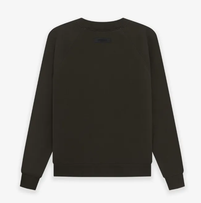 FEAR OF GOD ESSENTIALS FOG LOGO letter raglan sleeve round neck sweatshirt plum purple haze blue brown black elephant white lemon yellow beach yellow S-XL