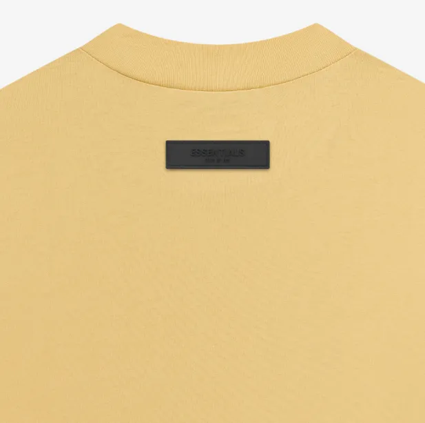 FEAR OF GOD ESSENTIALS FOG LOGO Letter Short sleeved T-shirt Plum Purple Mist Haze Blue Brown Black Elephant White Lemon Yellow Beach Yellow S-XL