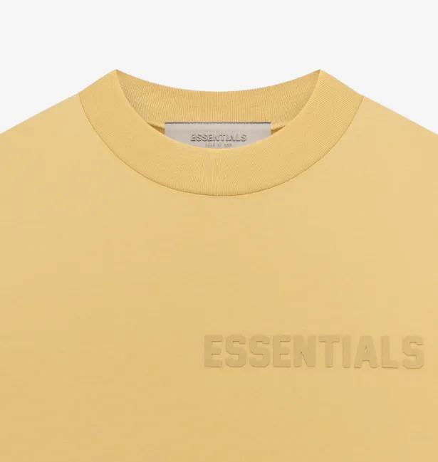 FEAR OF GOD ESSENTIALS FOG LOGO Letter Short sleeved T-shirt Plum Purple Mist Haze Blue Brown Black Elephant White Lemon Yellow Beach Yellow S-XL