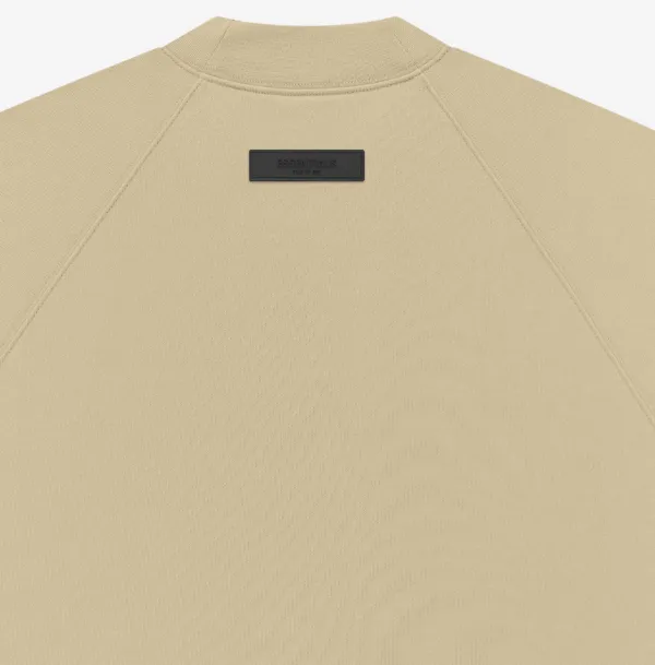 FEAR OF GOD ESSENTIALS FOG LOGO letter raglan sleeve round neck sweatshirt plum purple haze blue brown black elephant white lemon yellow beach yellow S-XL