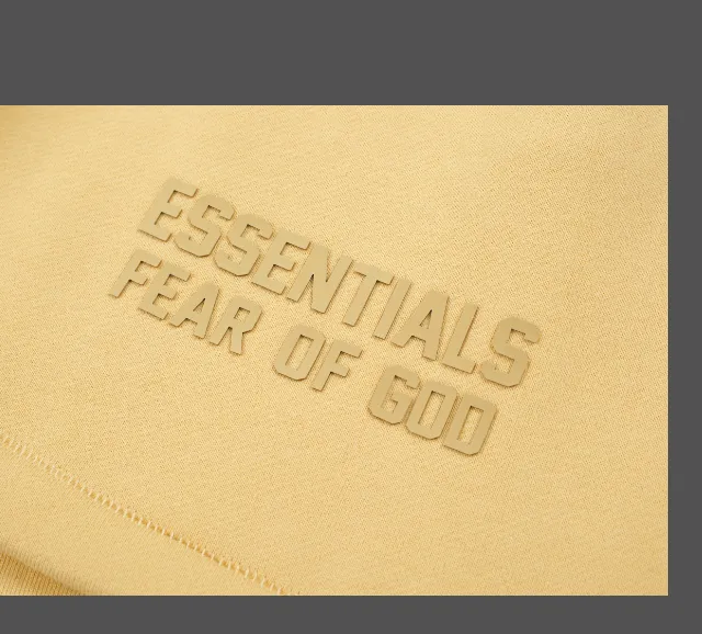 FEAR OF GOD ESSENTIALS FOG LOGO Letter Shorts Plum Purple Mist Haze Blue Brown Black Elephant White Lemon Yellow Beach Yellow S-XL