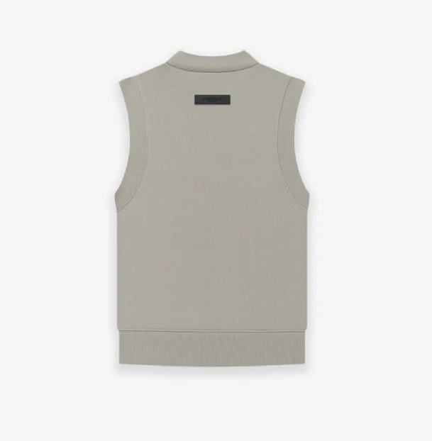 FEAR OF GOD ESSENTIALS FOG LOGO Letter V-neck vest Plum Purple Mist Haze Blue Brown Black Elephant White Lemon Yellow Beach Yellow S-XL