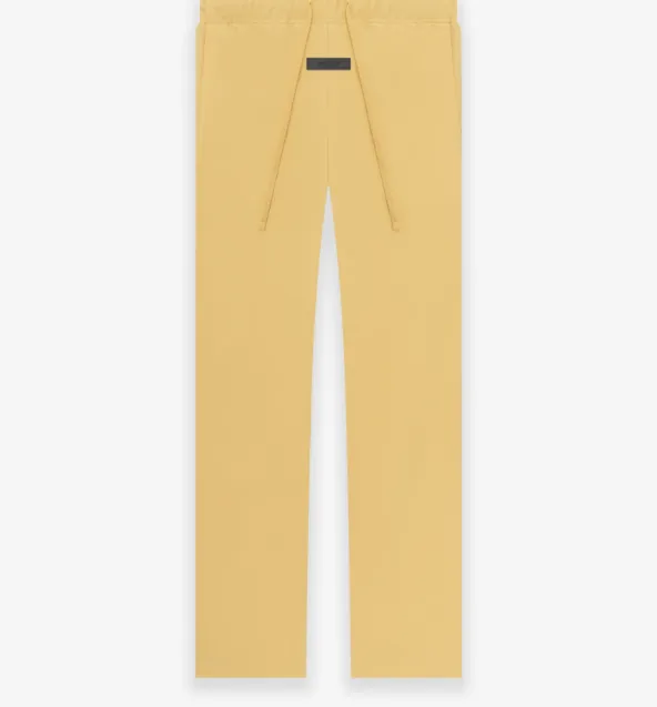 FEAR OF GOD ESSENTIALS FOG LOGO Drawstring Pants Plum Purple Mist Haze Blue Brown Black Elephant White Lemon Yellow Beach Yellow S-XL