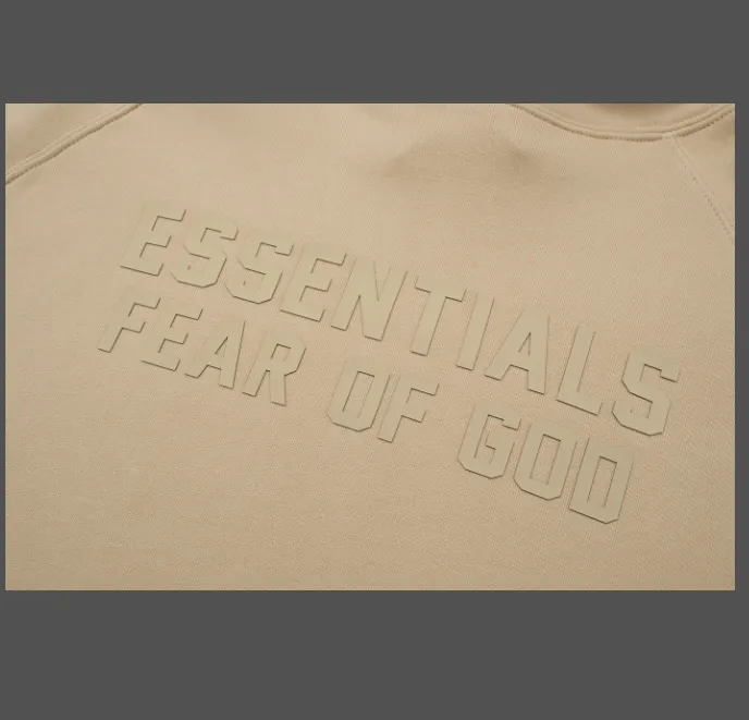 FEAR OF GOD ESSENTIALS FOG LOGO Alphabet Hoodie Plum Purple Mist Haze Blue Brown Black Elephant White Lemon Yellow Beach Yellow S-XL