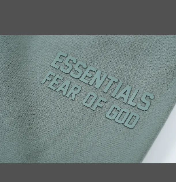 FEAR OF GOD ESSENTIALS FOG LOGO Letter Drawstring Pants Plum Purple Mist Haze Blue Brown Black Elephant White Lemon Yellow Beach Yellow S-XL