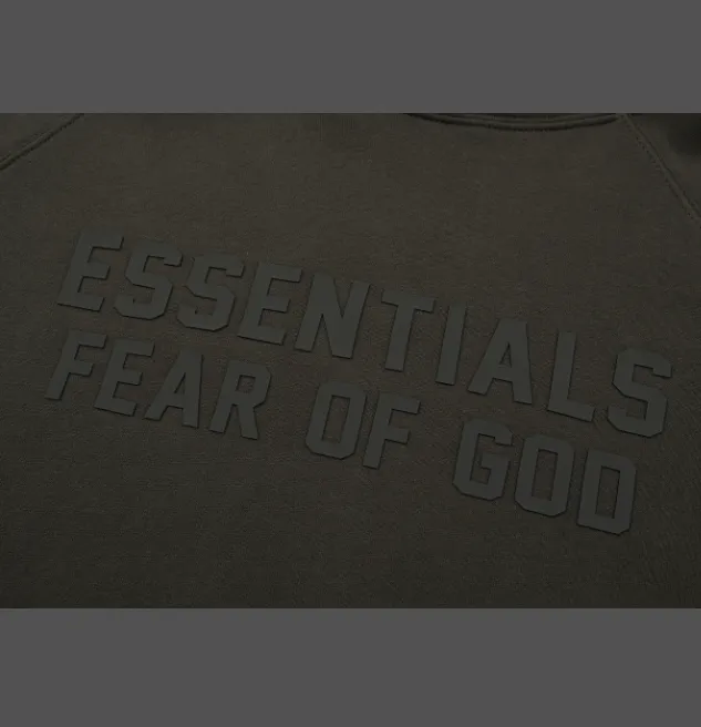 FEAR OF GOD ESSENTIALS FOG LOGO Alphabet Hoodie Plum Purple Mist Haze Blue Brown Black Elephant White Lemon Yellow Beach Yellow S-XL