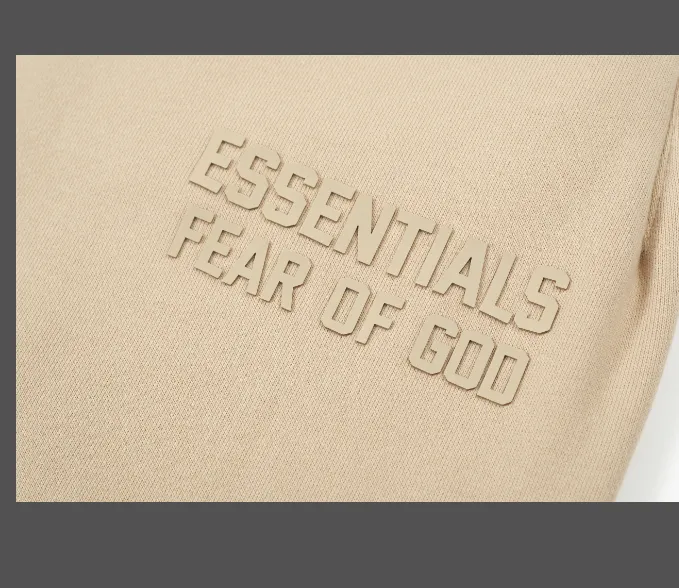 FEAR OF GOD ESSENTIALS FOG LOGO Alphabet Legged Pants Plum Purple Mist Haze Blue Brown Black Elephant White Lemon Yellow Beach Yellow S-XL