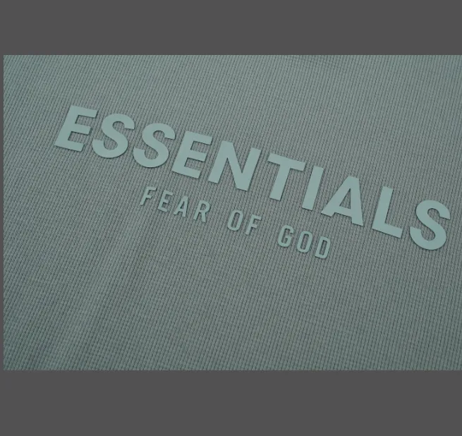 FEAR OF GOD ESSENTIALS FOG LOGO Waffle Polo Shirt Plum Purple Mist Haze Blue Brown Black Elephant White Lemon Yellow Beach Yellow S-XL