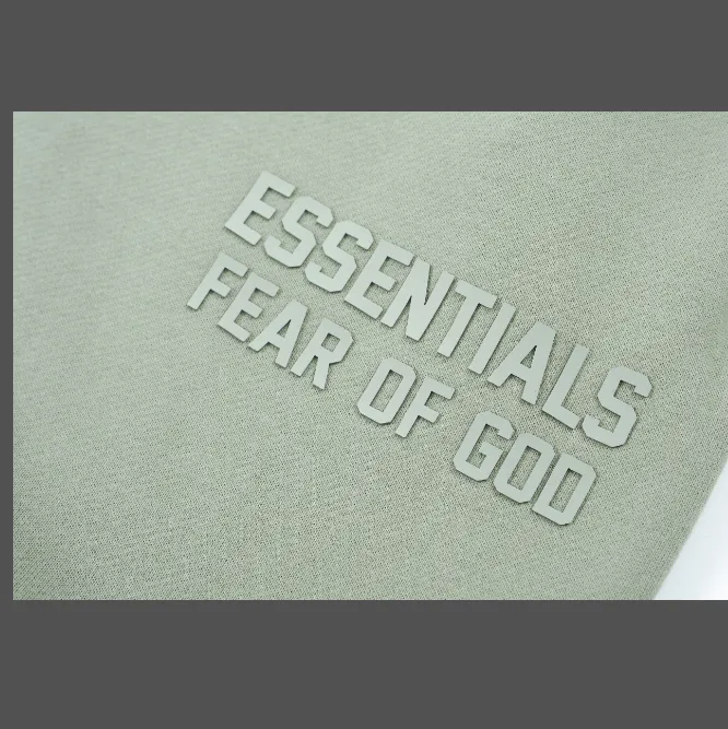 FEAR OF GOD ESSENTIALS FOG LOGO Alphabet Legged Pants Plum Purple Mist Haze Blue Brown Black Elephant White Lemon Yellow Beach Yellow S-XL