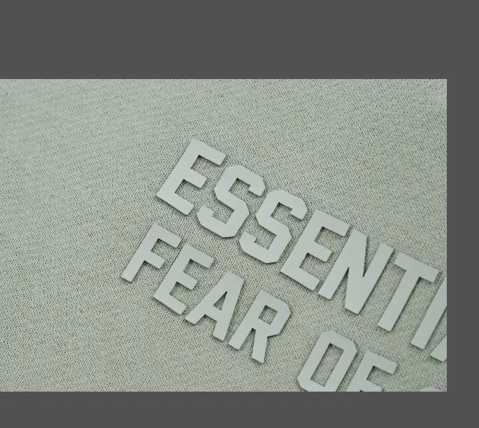 FEAR OF GOD ESSENTIALS FOG LOGO Alphabet Legged Pants Plum Purple Mist Haze Blue Brown Black Elephant White Lemon Yellow Beach Yellow S-XL