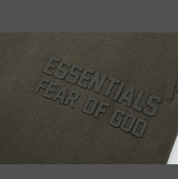 FEAR OF GOD ESSENTIALS FOG LOGO Alphabet Legged Pants Plum Purple Mist Haze Blue Brown Black Elephant White Lemon Yellow Beach Yellow S-XL