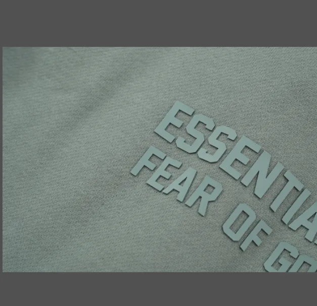 FEAR OF GOD ESSENTIALS FOG LOGO Alphabet Legged Pants Plum Purple Mist Haze Blue Brown Black Elephant White Lemon Yellow Beach Yellow S-XL