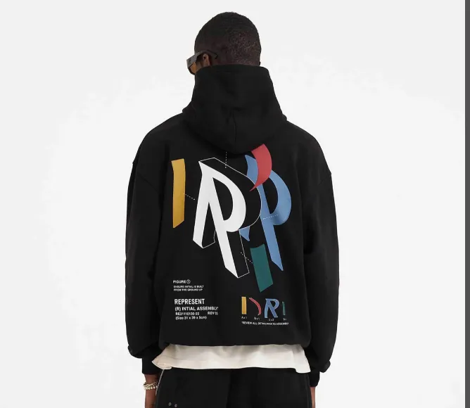 REPRESENT NITIAL ASSEMBLY HOODIE Large 