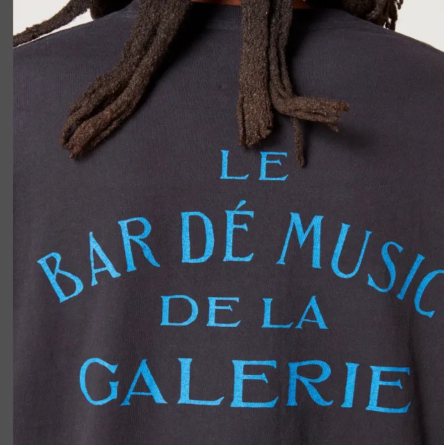 GALLERY DEPT LE BAR MUSIC DE LA LERIE LONGSLEVE TEE Minimalist American Pocket Printed Long Sleeve T-shirt