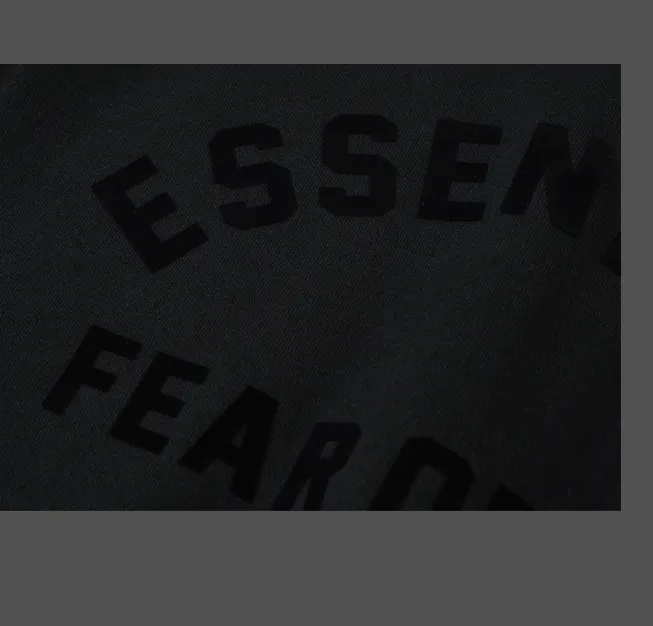 FEAR OF GOD ESSENTIALS FOG New Series Hoodie Black Black S-XL