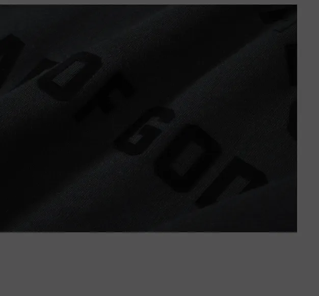 FEAR OF GOD ESSENTIALS FOG New Series Hoodie Black Black S-XL