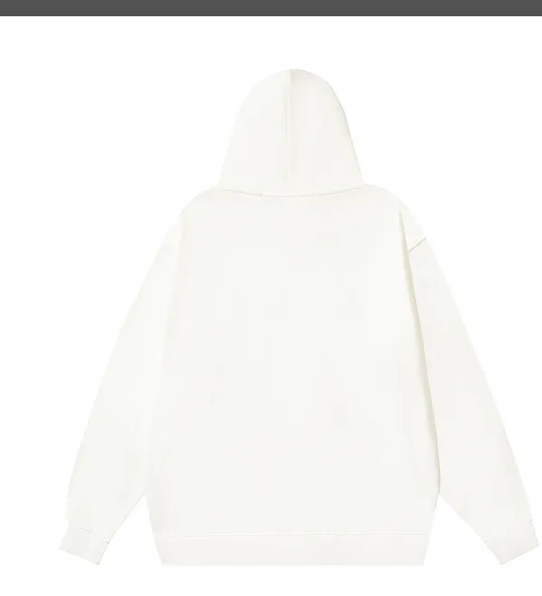 OFF-WHITE new minimalist letter printed pullover hoodie with looped fabric sweatshirt