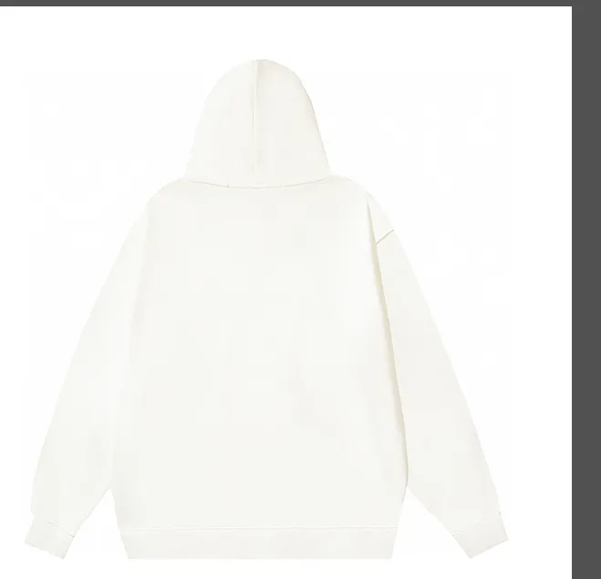 OFF-WHITE new minimalist basic letter printed hoodie with looped fabric