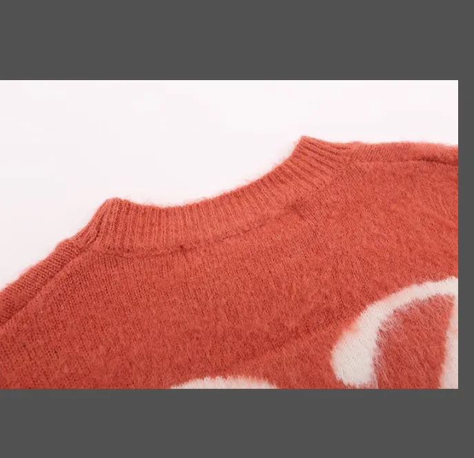 OFF-WHITE new mohair sweater arrow round neck unisex